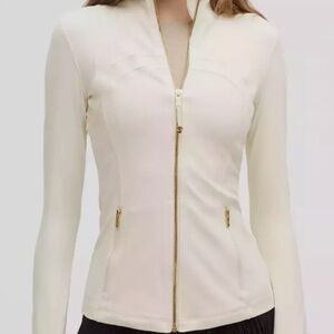 Lululemon Define Jacket Bone with Gold Zipper